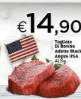 Crai Tagliata di bovino adulto offerta