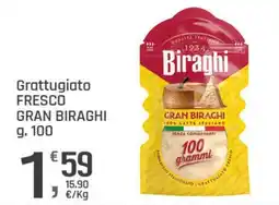 Supermercati Dok Grattugiato fresco GRAN BIRAGHI offerta