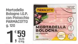 Supermercati Dok Mortadella Bologna I.G.P. con Pistacchio PARMACOTTO offerta