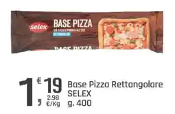 Supermercati Dok Base Pizza Rettangolare SELEX offerta