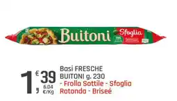 Supermercati Dok Basi fresche BUTIONI offerta