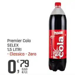 Supermercati Dok Premier cola selex, classica, zero offerta
