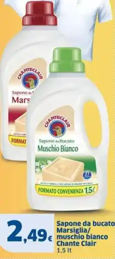 Sigma Sapone da bucato Marsiglia/ muschio bianco Chante Clair offerta