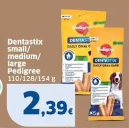 Sigma Dentastix small/ medium/ large Pedigree offerta