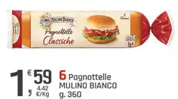 Supermercati Dok 6 Pagnottelle MULINO BIANCO offerta