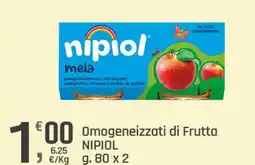 Supermercati Dok Omogeneizzati di Frutta NIPIOL offerta