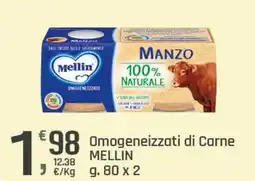 Supermercati Dok Omogeneizzati di Carne MELLIN offerta