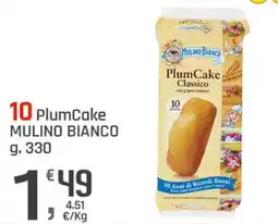 Supermercati Dok 10 Plumcake MULINO BIANCO offerta