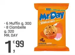 Supermercati Dok 6 Muffin, 8 Ciambelle MR. DAY offerta