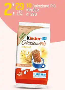 Supermercati Dok 10 Colazione Più KINDER offerta