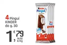 Supermercati Dok 4 Pinguí KINDER offerta