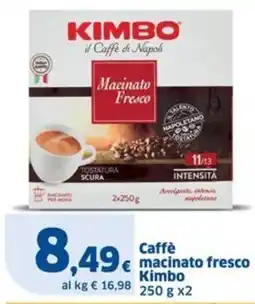 Sigma Caffè macinato fresco Kimbo offerta
