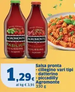 Sigma Salsa pronta Agromonte offerta