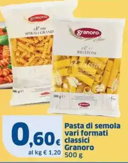 Sigma Pasta di semola classici Granoro offerta