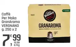 Supermercati Dok Caffè Per Moka GranAroma VERGNANO offerta
