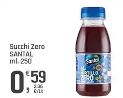 Supermercati Dok Succhi Zero SANTAL offerta