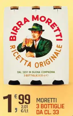 Supermercati Dok Birra Moretti offerta