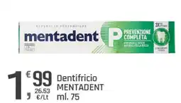 Supermercati Dok Dentifricio MENTADENT offerta