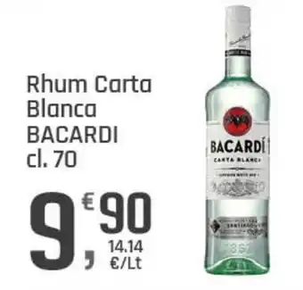 Supermercati Dok Rhum Carta Blanca BACARDI offerta