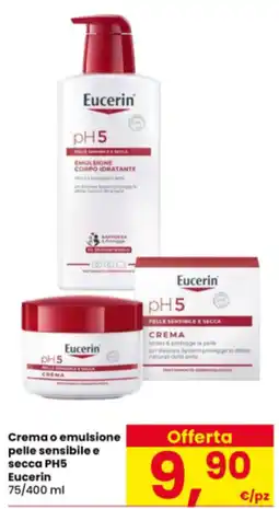 Interspar Crema o emulsione pelle sensibile e secca PH5 Eucerin offerta