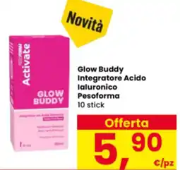 Interspar Glow Buddy Integratore Acido laluronico Pesoforma offerta
