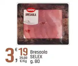 Supermercati Dok Bresaola SELEX offerta
