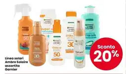 Interspar Linea solari Ambre Solaire Garnier offerta