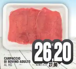 Vicino a te supermercati Carpaccio di bovino adulto offerta