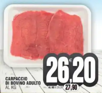 Vicino a te supermercati Carpaccio di bovino adulto offerta