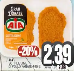 Vicino a te supermercati Aia sottilissime di pollo panate offerta
