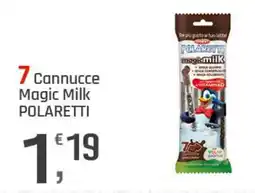 Supermercati Dok 7 Cannucce Magic Milk POLARETTI offerta