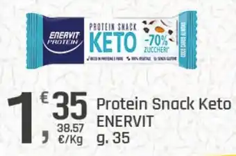 Supermercati Dok Protein Snack Keto ENERVIT offerta