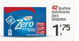 Supermercati Dok 42 Bustine Dolcificante Zero ERIDANIA offerta