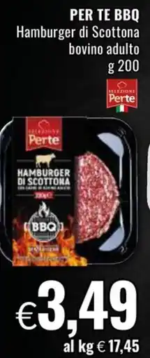 Famila PER TE BBQ Hamburger di Scottona bovino adulto offerta