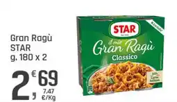 Supermercati Dok Gran Ragù STAR offerta