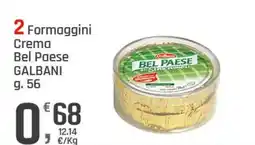 Supermercati Dok 2 Formaggini Crema Bel Paese GALBANI offerta