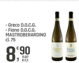 Supermercati Dok Greco D.O.C.G., Fiano D.O.C.G. MASTROBERARDINO offerta