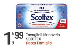 Supermercati Dok Tovaglioli Monovelo SCOTTEX offerta