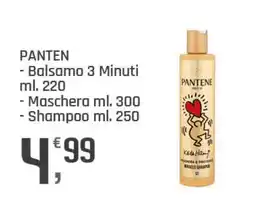 Supermercati Dok PANTENe Balsamo 3 Minuti, Maschera, Shampoo offerta