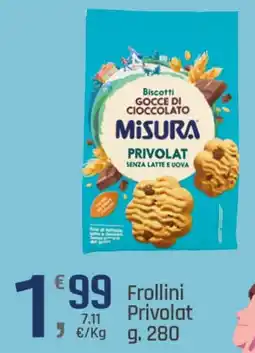 Supermercati Dok Frollini Privolat MISURA offerta