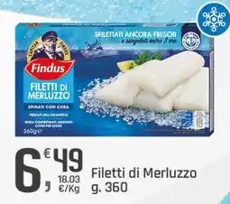 Supermercati Dok Findus Filetti di Merluzzo offerta