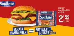 Supermercati Dok Sottilette Burger con Cheddar offerta
