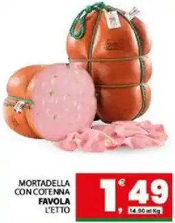Interspar Mortadella concotenna favola l'etto offerta