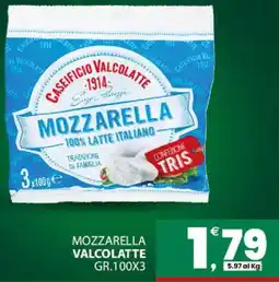 Interspar Mozzarella valcolatte offerta