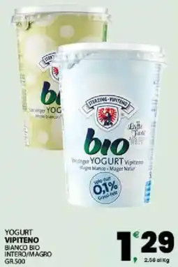 Interspar Yogurt vipiteno bianco bio intero/magro offerta