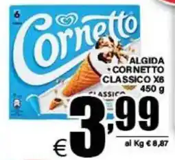 DEM Algida cornetto classico x6 offerta