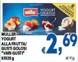 DEM Muller yogurt alla frutta/ gusti golosi offerta