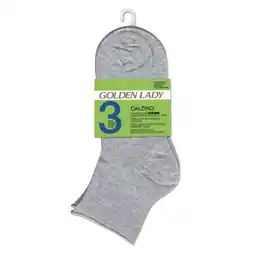 Spazio Conad LINEA 3 CALZE O 3 MINICALZINO DONNA GOLDEN LADY offerta