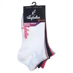 Spazio Conad SET 5 CALZE SNEAKER UOMO O DONNA AUSTRALIAN offerta