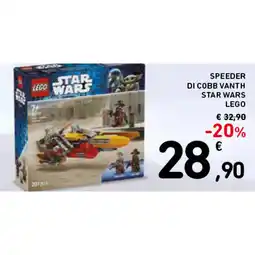 Spazio Conad SPEEDER DI COBB VANTH STAR WARS LEGO offerta